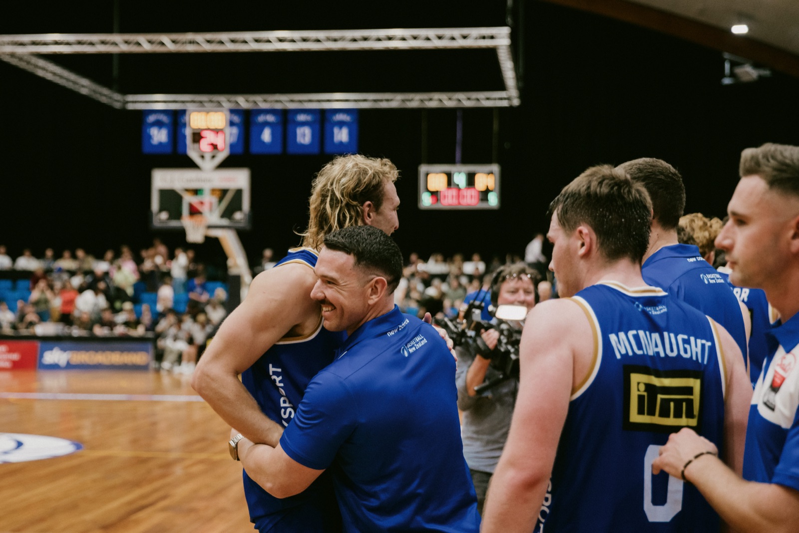 Jamie O'Donnell high-performance consulting with Nelson Giants basketball team